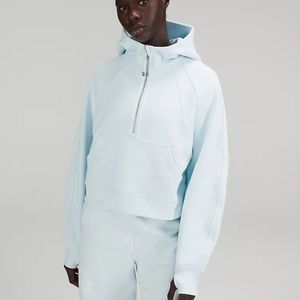 Lululemon Scuba Half-Zip Hoodie Powder Blue